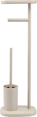 Стойка для туалетной бумаги с ершиком Bergenson Bjorn Slim / BB0000947 (светло-серый) - 