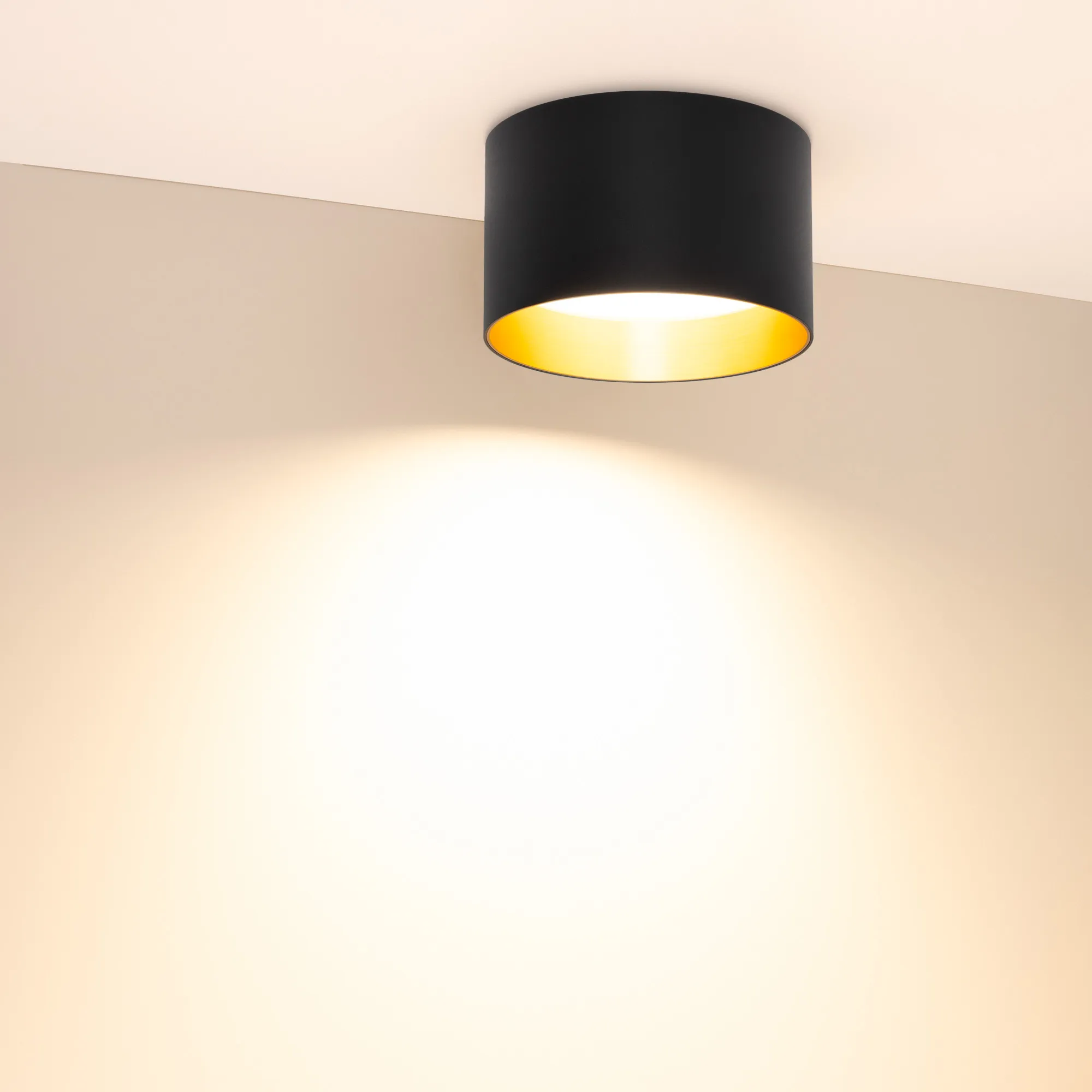 Точечный светильник Arlight SP-BISCOTTO-R140-15W Warm3300-MIX BK-GD 80deg / 055027 — фото 3
