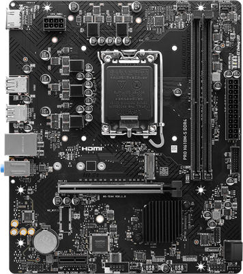 Материнская плата MSI PRO H610M-S DDR4 - 