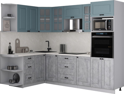 

Кухонный гарнитур, Мила Деко 1.68x2.6 LV