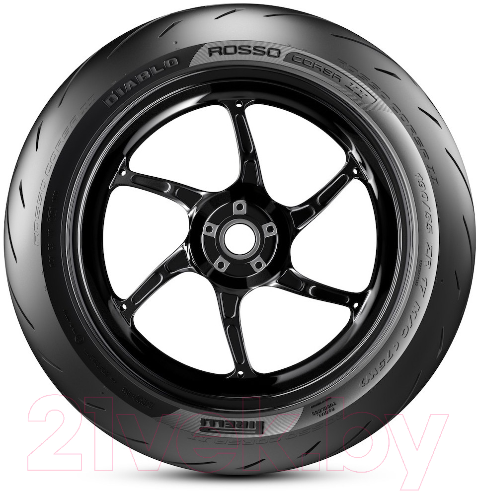 Мотошина задняя Pirelli Diablo Rosso Corsa II 180/55R17 73W TL