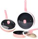 Набор сковородок FeisiLang FL-006 Pink - 