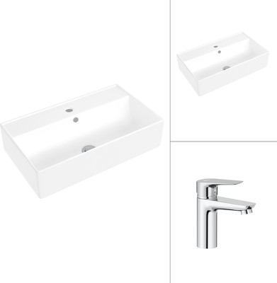 

Умывальник со смесителем, 21855 + Awe 21CK128C