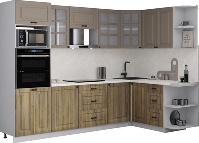 

Кухонный гарнитур, Мила Деко 1.68x2.8 PR