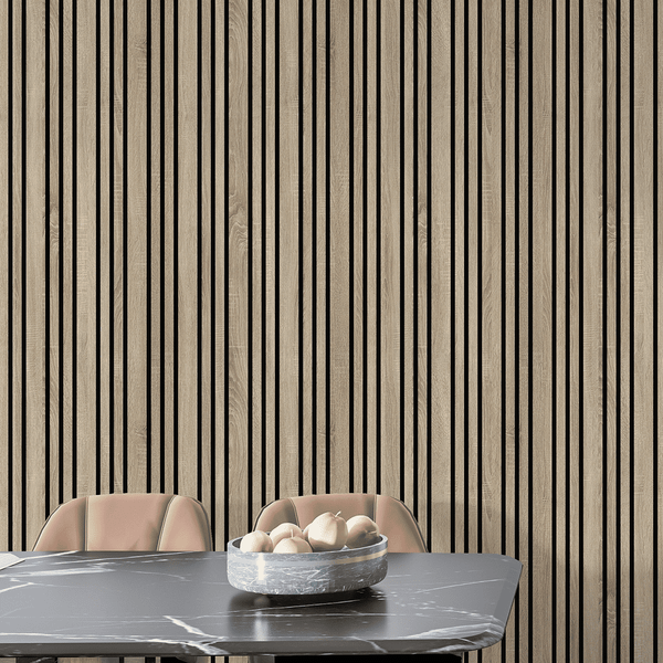 Реечная панель STELLA Dream Standart Акустическая Дуб Сонома МДФ (2780х600х9)