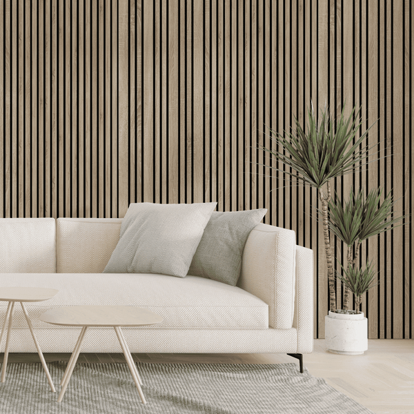 Реечная панель STELLA Dream Standart Акустическая Дуб Сонома МДФ (2780х600х9)