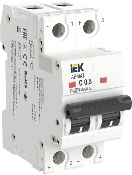 Выключатель автоматический IEK AR-M06N-2-C0D5DC