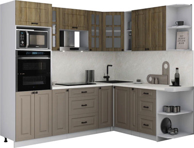 

Кухонный гарнитур, Мила Деко 1.88x2.4 PR