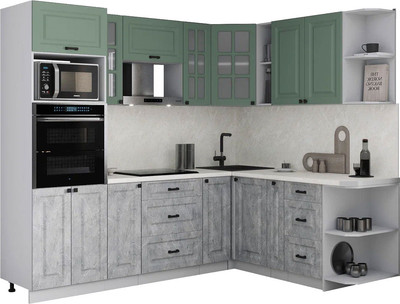 

Кухонный гарнитур, Мила Деко 1.88x2.4 PR