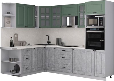 

Кухонный гарнитур, Мила Деко 1.88x2.6 LV
