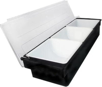 

Контейнер, Jiwins 3 отделения JW-B3B-BL