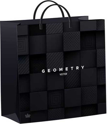 

Пакет подарочный, Вектор геометрии / н00269533