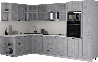 

Кухонный гарнитур, Мила Деко 1.88x3.2 LV