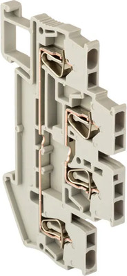 Клеммная колодка EKF JXB-ST-1.5 17.5А / plc-jxb-st-1.5-4-2 (серый) -