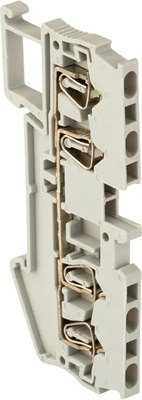 Клеммная колодка EKF JXB-ST-4 41А 4 вывода / plc-jxb-st-4-4 (серый) - 