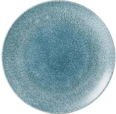 Тарелка столовая обеденная Churchill Studio Prints Raku / RKTBEV101 (Topaz Blue) - 