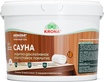 

Защитно-декоративный состав, Аквалак сауна