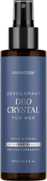 Дезодорант-спрей Cosmetime For Men Spice & Cedаr (100мл)