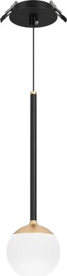 

Потолочный светильник, SP-BEADS-HANG-BUILT-T-R100-8W Warm3000 BK-GD 180deg / 056420