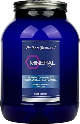 Шампунь для животных Iv San Bernard Mineral с экстрактом плаценты и микроэлементами шерсти (3л) - 