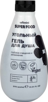 Гель для душа Cafe mimi Угольный (370мл) - 