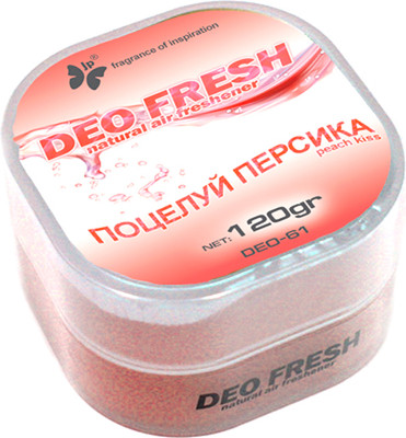 

Ароматизатор автомобильный, Deo Frash Поцелуй персика DEO-184