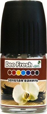 

Освежитель автомобильный, Deo Fresh Золотая ваниль SPDF-92