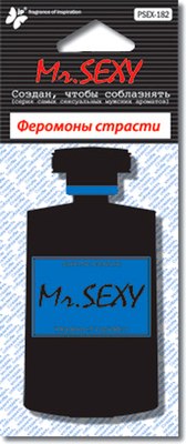 

Ароматизатор автомобильный, Mr. Sexy Феромоны страсти PSEX-182