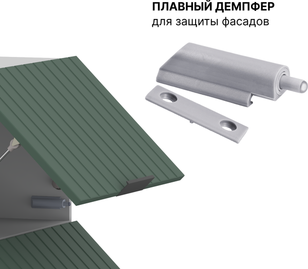 Купить Шкаф навесной для кухни Arvento Корнелия Анта-плюс ВШ60-1г-свч в Гродно