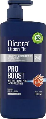 Шампунь для волос Dicora Urban Fit для укрепления волос (800мл) - 