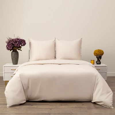 Комплект постельного белья Siberia Home Сэнди 2x 70x70 / Сиб-2х-С-бж70x70 (бежевый) -