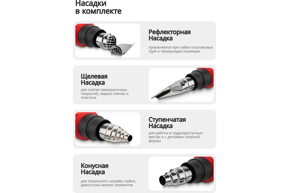 Строительный фен ForceKraft FK-HG65-2000LCD (65567) — фото 4