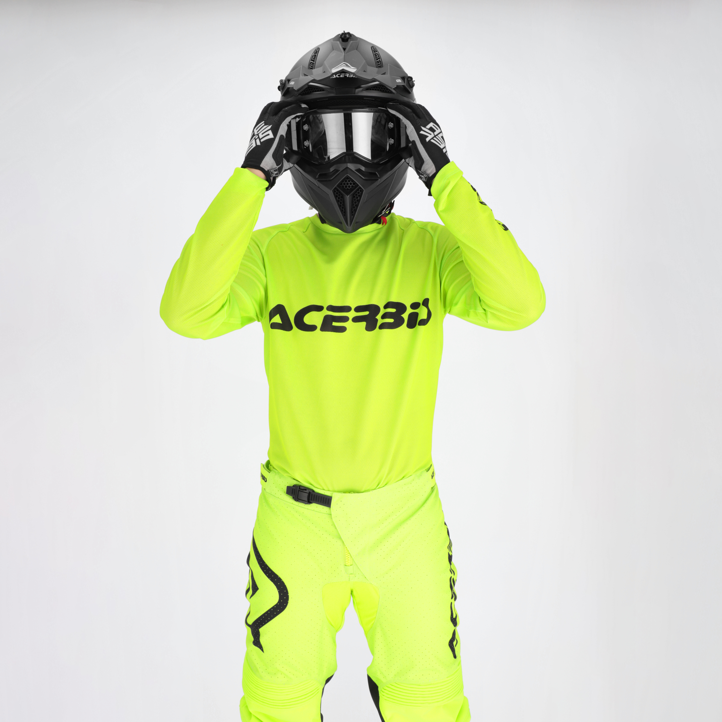 Мотоджерси Acerbis J-Windy Vented Limelight 0026047.377.066 (L, зеленый//черный) — фото 6