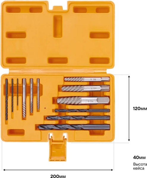 Набор экстракторов Partner PA-924U12B (65735)