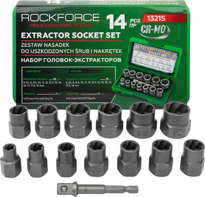 Набор экстракторов RockForce RF-1321S (65736) - 
