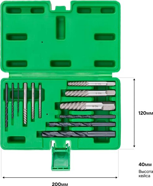 Набор экстракторов RockForce RF-924U12B (65737)