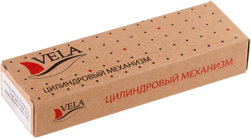 Цилиндровый механизм замка VELA ZZ-100-T-BL (черный) — фото 2
