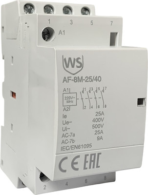 Контактор Wilderness AF-8M-25/22 25A 2НЗ+2НО 220В AC / 2522-220AC2-8M -