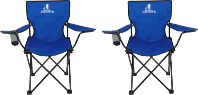 Комплект кресел складных Coyote HYA016S (2шт, синий) - 