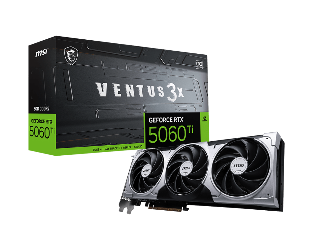 Видеокарта MSI RTX 5060 Ti 8G Ventus 3X OC — фото 5