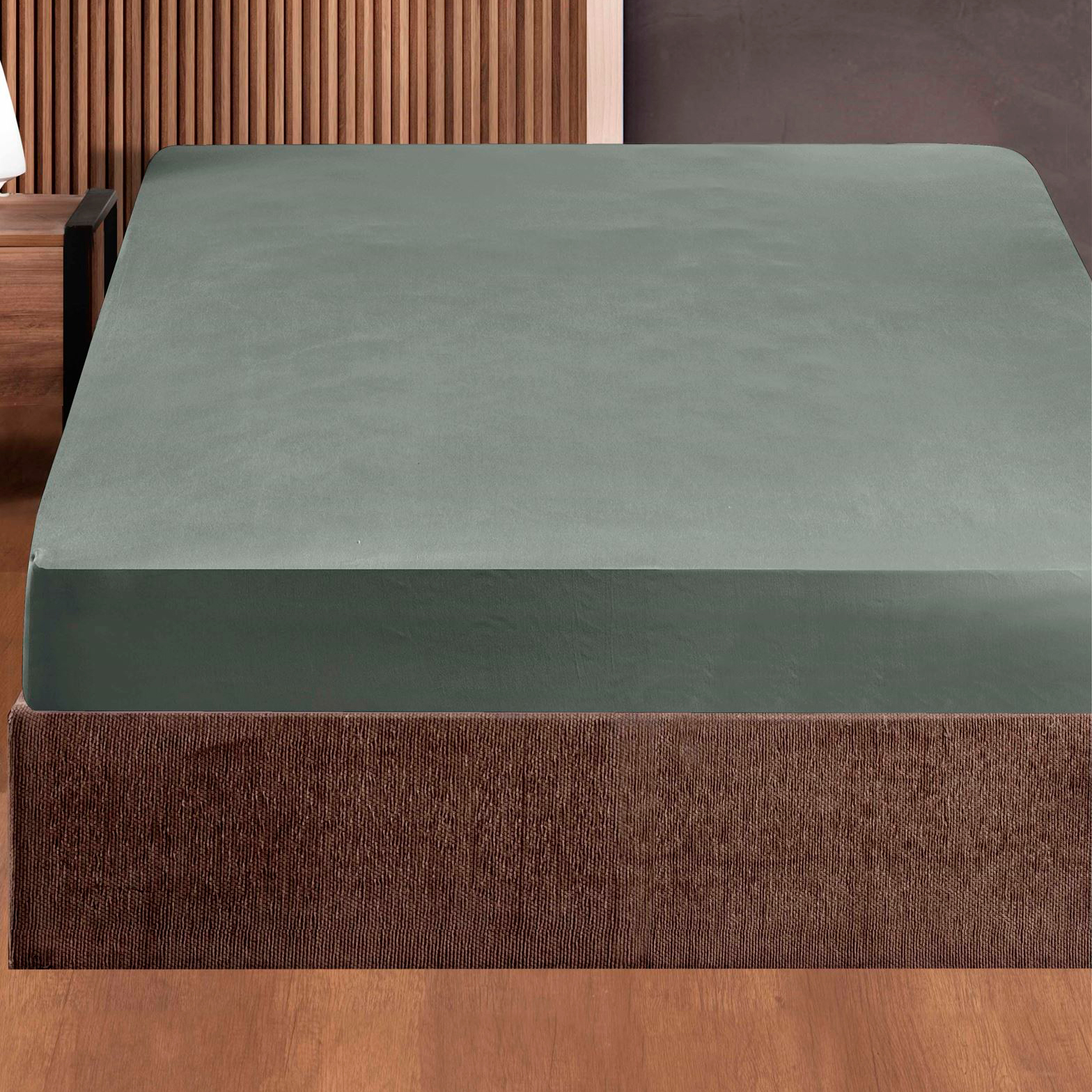 Простыня DO&CO Soft на резинке 180x200x30 / 12123 (зеленый)