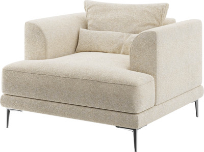 Кресло мягкое Bravo Мебель Некст стандарт 1 вариант (айвори) - 