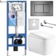Унитаз подвесной с инсталляцией Roxen StounFix Dual Fresh 968521 - 