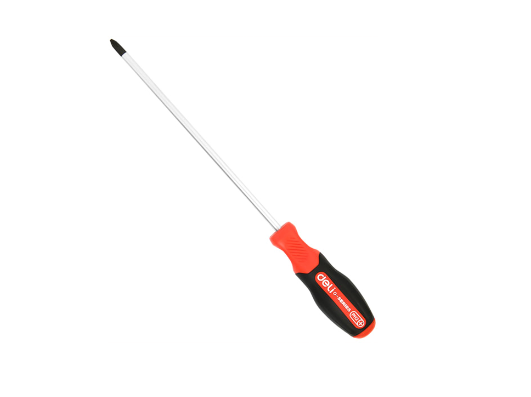 Отвертка Deli RS EDL3461 (PH2x125мм, черный/красный)