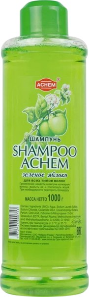 Шампунь для волос Achem Зеленое яблоко (1л)