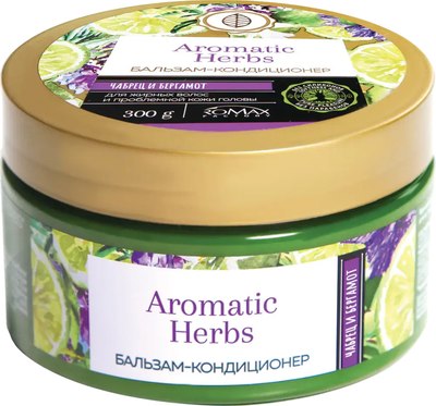 Бальзам для волос Aromatic Herbs Чабрец и бергамот (300г) - 