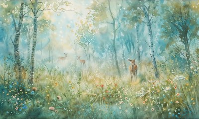 

Фотообои листовые, Magic Forest 26