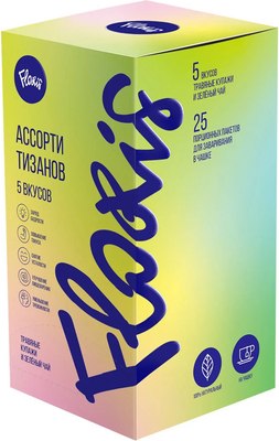 

Чай пакетированный, Ассорти тизанов Зеленый