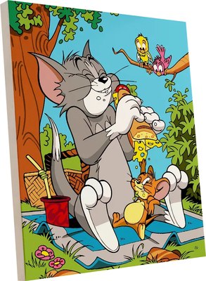 

Картина по номерам, Том и Джерри. Пикник / PL-00129