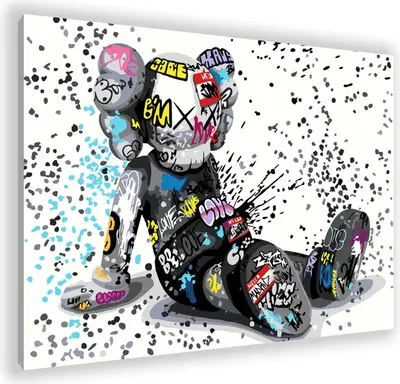 

Картина по номерам, Kaws Toy / PL-00122